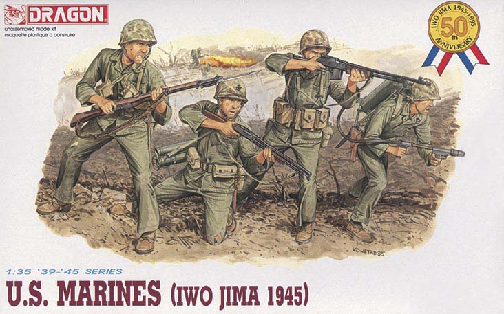 1/35 US Marines, Iwo Jima 1945 - Click Image to Close