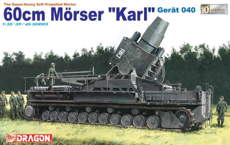 1/35 60cm Morser "Karl" Gerat 040, Super-Heavy SP Mortar - Click Image to Close