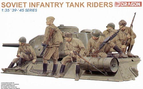 1/35 Soviet Infantry Tank Riders - Click Image to Close