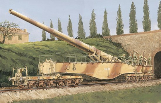 1/35 German Railway Gun 28cm K5(E) "Leopold" - Click Image to Close