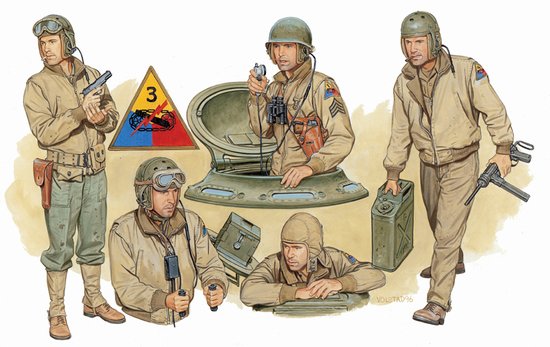 1/35 US Tank Crew - Click Image to Close
