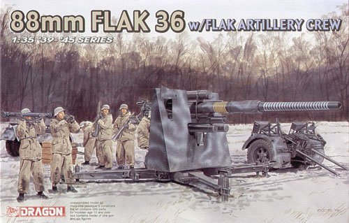 1/35 German 8.8cm Flak 36 w/ Flak Artillery Crew - Click Image to Close