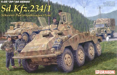 1/35 German Sd.Kfz.234/1 Schwerer Panzerspahwagen (2cm) - Click Image to Close