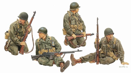 1/35 US Army Tank Riders 1944-45 - Click Image to Close