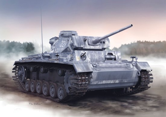 1/35 Pz.Kpfw.III Ausf.L Late Production w/Winterketten - Click Image to Close