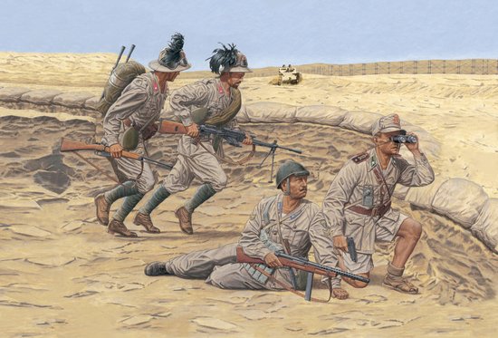 1/35 Italian Infantry, El Alamein 1942 - Click Image to Close