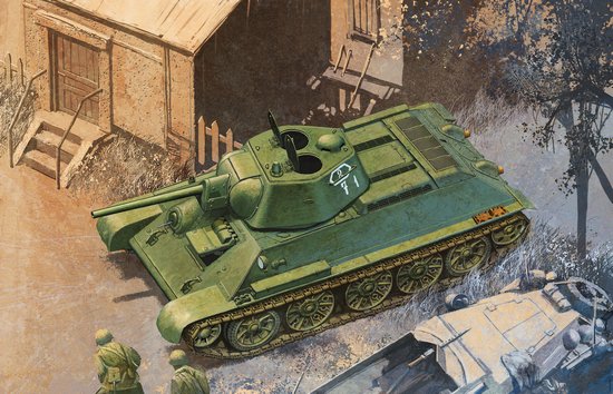 1/35 Russian T-34/76 Mod.1942 Hexagonal Turret Soft Edge Type - Click Image to Close