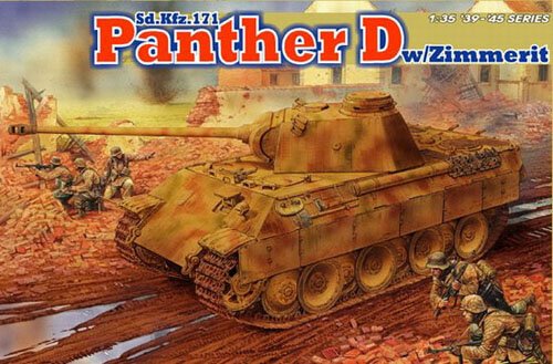 1/35 German Panther Ausf.D w/ Zimmerit - Click Image to Close