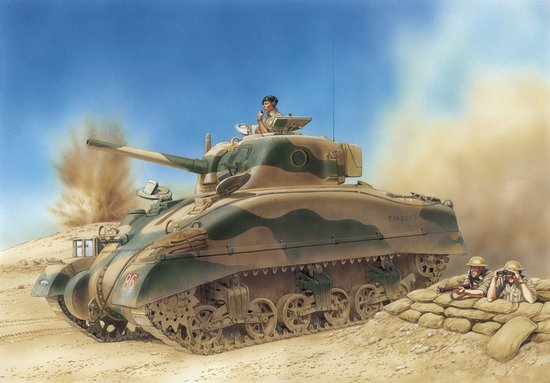 1/35 British Sherman "El Alamein" - Click Image to Close