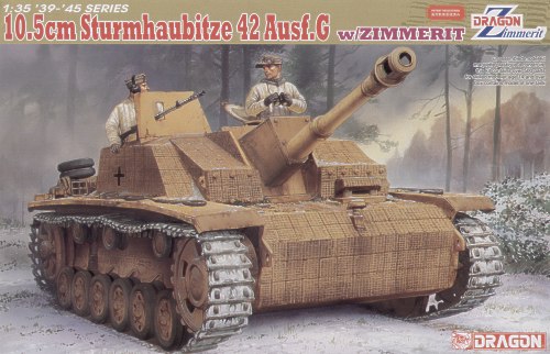 1/35 German 10.5cm Sturmhaubitze 42 Ausf.G w/Zimmerit - Click Image to Close