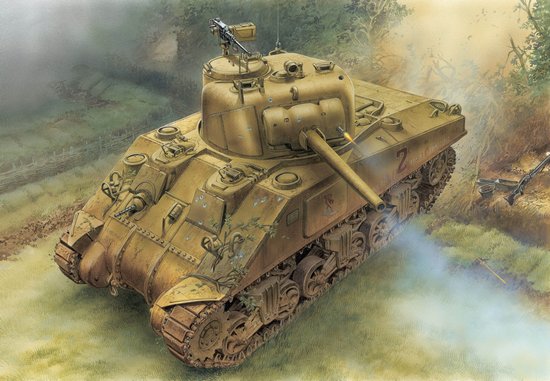 1/35 US M4 Sherman 75mm Normandy - Click Image to Close