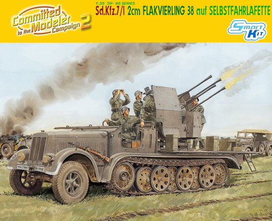 1/35 German Sd.Kfz.7/1 2cm Flakvierling 38 auf Selbstfahrlafette - Click Image to Close
