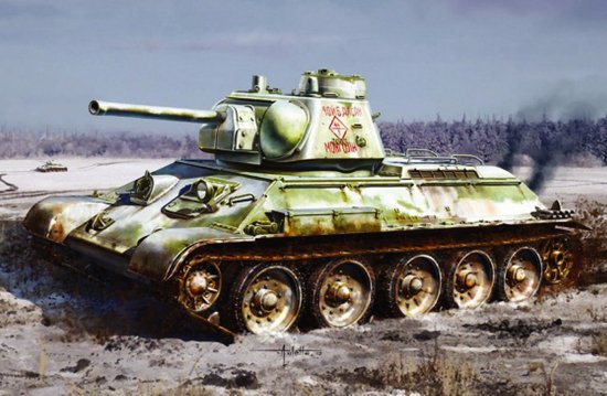 1/35 T-34/76 Mod.1943 w/ Commander Cupola (No.112 Factory) - Click Image to Close