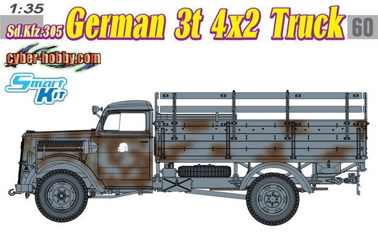 1/35 Sd.Kfz.305 German 3 ton 4x2 Truck - Click Image to Close