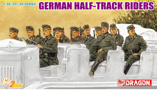 1/35 German Half-Track Riders - Click Image to Close
