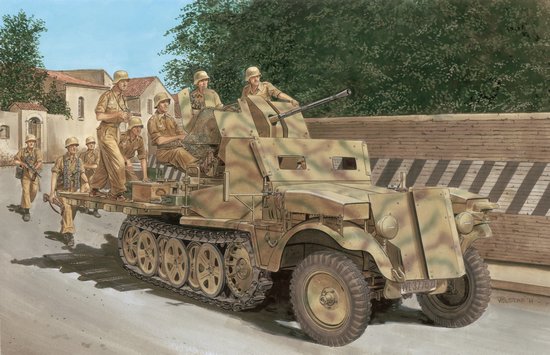 1/35 Sd.Kfz.10/5 w/ Armor Cab, fur 2cm Flak 38 - Click Image to Close