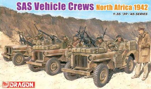 1/35 SAS Vehicle Crews, North Africa 1942 - Click Image to Close