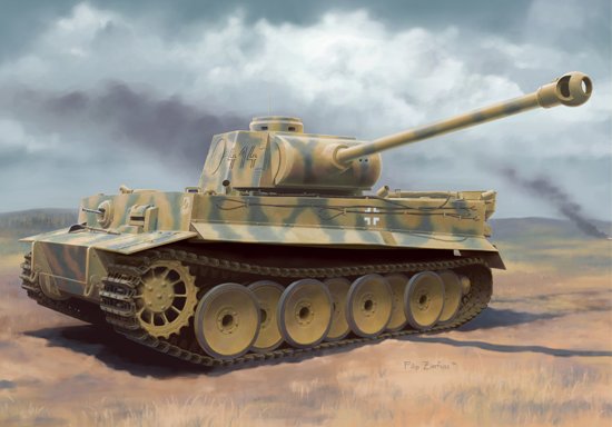 1/35 Tiger I Ausf.H2 7.5cm KwK 42 - Click Image to Close