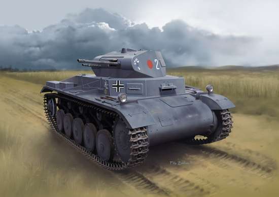 1/35 Pz.Kpfw.II Ausf.A w/Interior - Click Image to Close