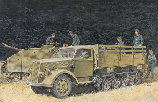 1/35 Sd.Kfz.3a Half-Track Truck "Maultier" - Click Image to Close