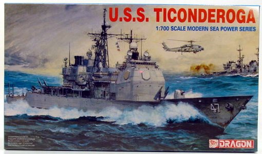 1/700 USS Ticonderoga CG-47, Ticonderoga Class Cruiser - Click Image to Close