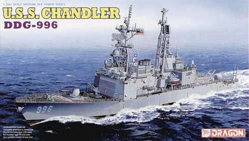 1/700 USS Destroyer DDG-996 Chandler - Click Image to Close