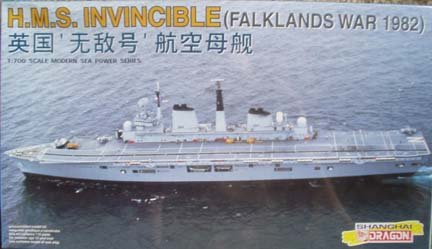 1/700 HMS Invincible "Falklands War 1982" - Click Image to Close