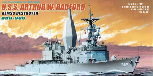 1/700 USS Destroyer DDG-968 Arthur W. Radford AEMSS - Click Image to Close