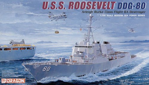 1/700 USS Destroyer DDG-80 Roosevelt - Click Image to Close