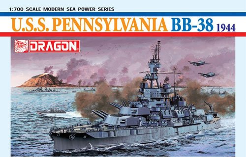 1/700 USS Battleship BB-38 Pennsylvania 1944 - Click Image to Close