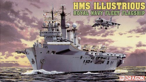 1/700 HMS Illustrious "Royal Navy Fleet Flagship" - Click Image to Close