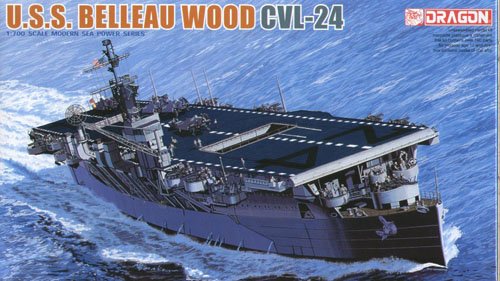 1/700 USS Aircraft Carrier CVL-24 Belleau Wood - Click Image to Close