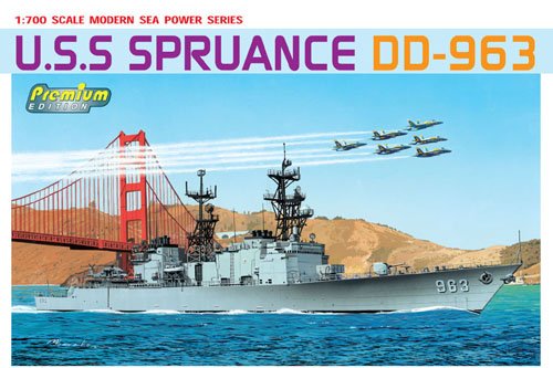 1/700 USS Spruance DD-963, Spruance Class Destroyer - Click Image to Close