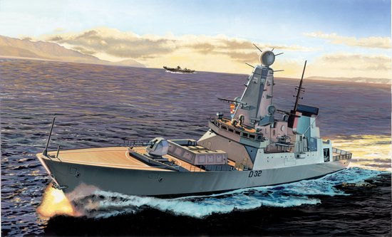 1/700 HMS Daring Type 45 Destroyer - Click Image to Close