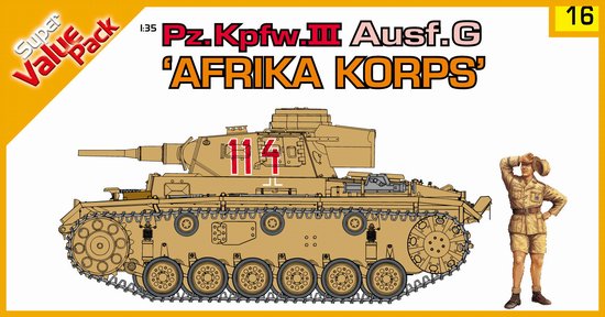 1/35 Pz.Kpfw.III Ausf.G "Afrika Korps" - Click Image to Close