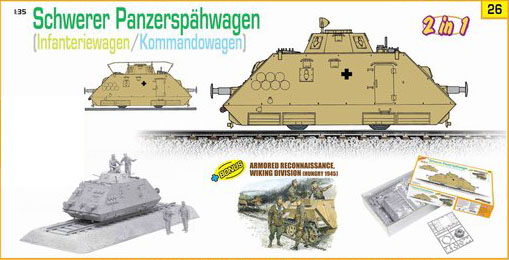 1/35 Schwerer Panzerspahwagen (Infanteriewagen/Kommandowagen) - Click Image to Close