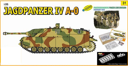 1/35 Jagdpanzer IV A-0 w/ Panzergrenadiers, Panzer Lehr Division - Click Image to Close