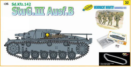 1/35 StuG.III Ausf.B w/ Wehrmacht Infantry, Barbarossa 1941 - Click Image to Close