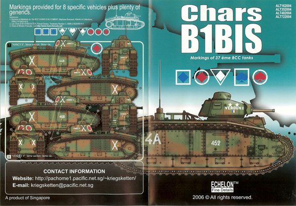 1/35 37eme BCC B1 bis Tanks - Click Image to Close
