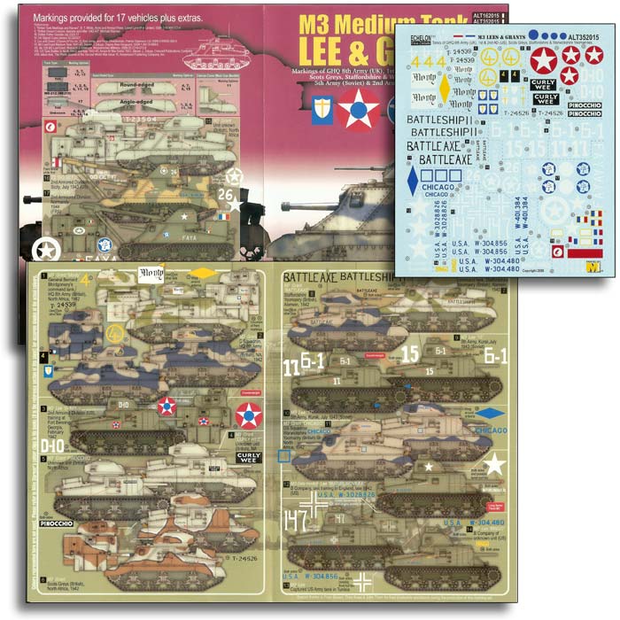 1/35 M3 Medium Tank Lee & Grant (North Africa & Europe) - Click Image to Close