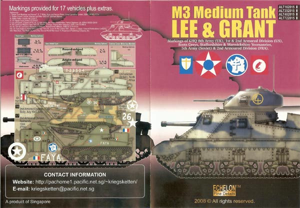 1/35 M3 Medium Tank Lee & Grant (North Africa & Europe) - Click Image to Close