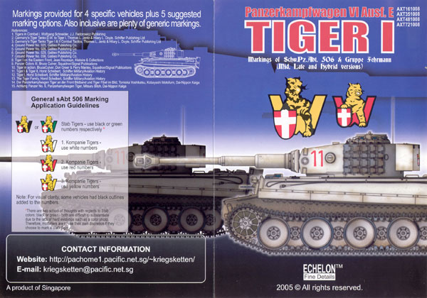 1/35 Schwere Panzerabteilung 506 & Gruppe Fehrmann Tiger I - Click Image to Close