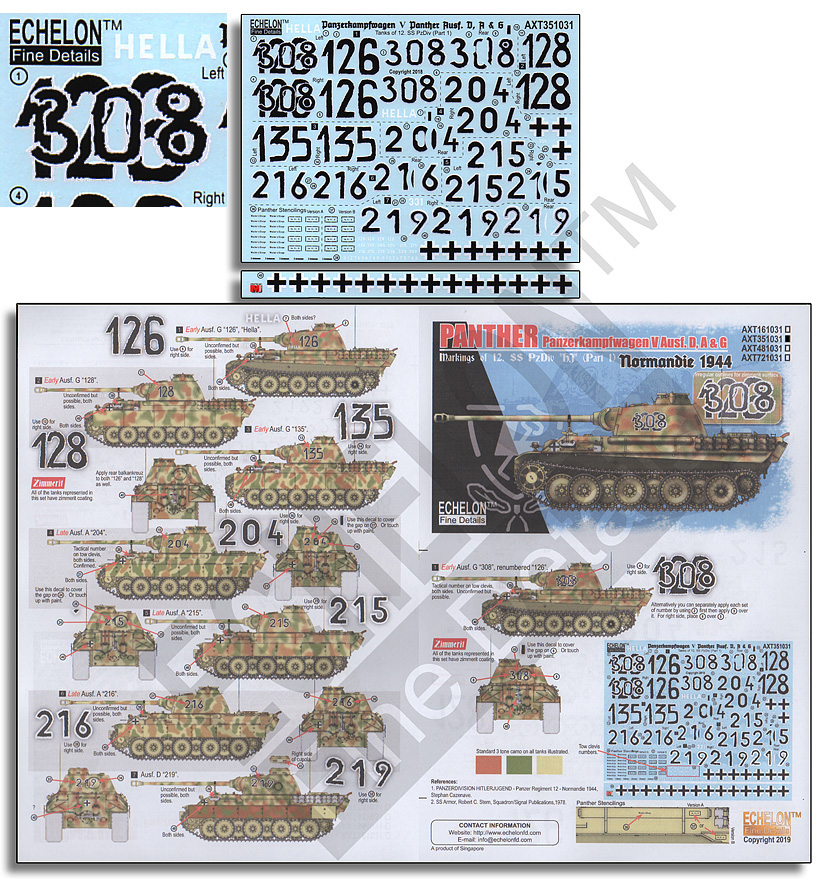1/35 12.SS Panzer Division Panthers (Pt.1), Normandie 1944 - Click Image to Close