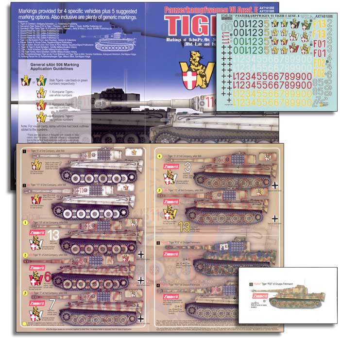 1/48 Schwere Pz.Abt.506 & Gruppe Fehrmann Tiger I - Click Image to Close