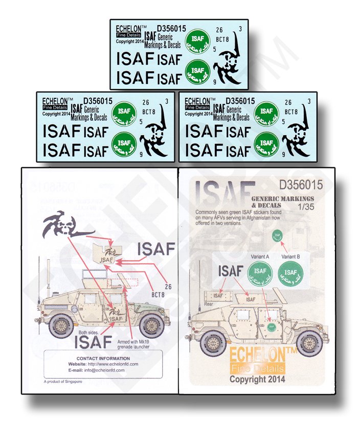 1/35 ISAF Generic Markings & Decals - Click Image to Close