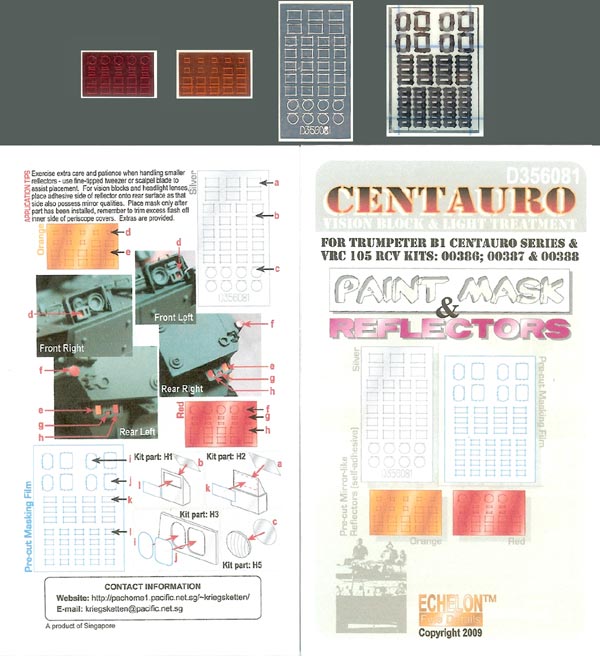 1/35 Centauro Vision Block & Light Treatment - Click Image to Close
