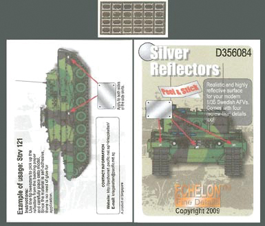 1/35 Silver Reflectors for Modern Swedish AFVs - Click Image to Close