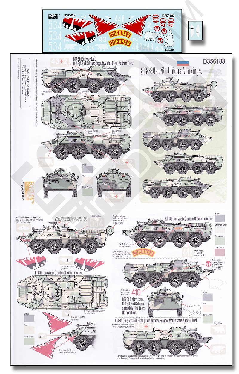 1/35 BTR-80s with Unique Markings - Click Image to Close