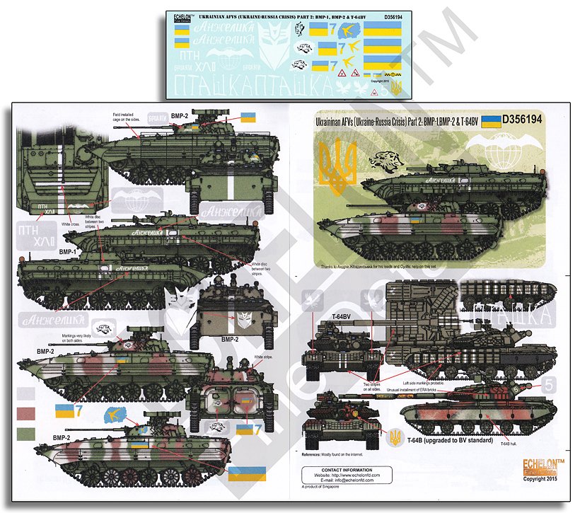 1/35 Ukrainian AFVs (Ukraine-Russia Crisis) Pt.2: BMP & T-64BV - Click Image to Close