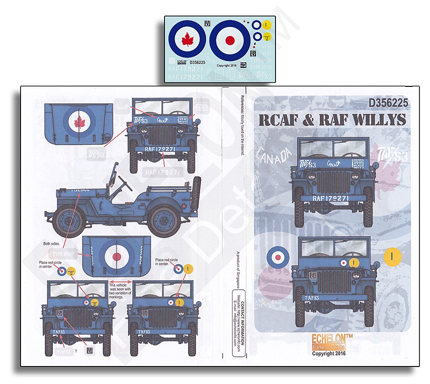 1/35 RCAF & RAF Willys - Click Image to Close
